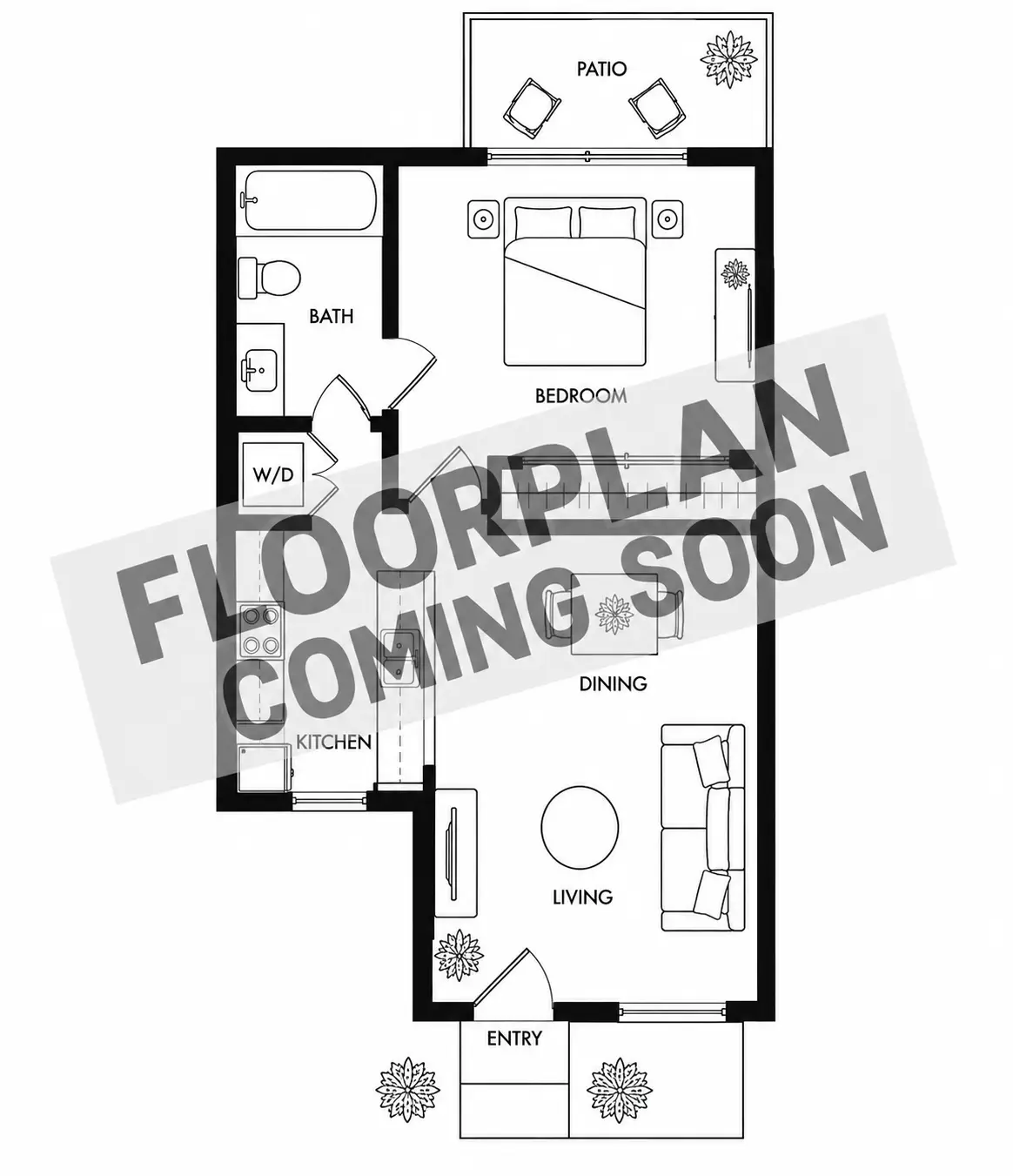 1-Bedroom Floorplan A